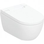 Cuvette wc suspendu lavant sans bride avec abattant aquaclean alba geberit