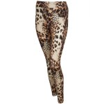 Accueil fashion legging sportalm ivory druck toffee
