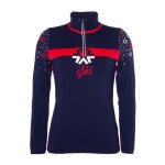 Accueil fashion pull newland lessinia navy / red