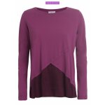 Accueil fashion t - shirt ml deha trim wild orchid purple