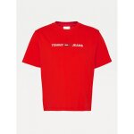 Accueil fashion t - shirt tommy jeans modern linear deep crimson