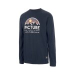 Accueil fashion sweat picture bellevue crew pale blue melange