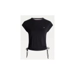 Accueil fashion tee - shirt  nouer tommy hilfiger black