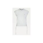 Accueil fashion tee - shirt  nouer tommy hilfiger white
