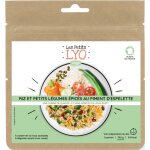 Accueil summer repas lyophilisé voyager riz et petits légumes épicés au piment d'espelette 90g Accueil summer repas lyophilisé voyager riz et petits légumes épicés au piment d'espelette 90g