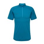Accueil summer t - shirt mammut aegility half zip men sapphire