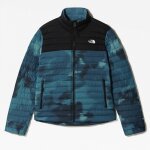 Accueil summer veste the north face stretch down mallard blue vapor ikat print / black