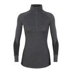 Accueil winter icebreaker womens 260 zone ls half zip jet hthr / black Accueil winter icebreaker womens 260 zone ls half zip jet hthr / black