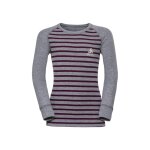 Accueil winter odlo t - shirt ml active warm enfants grey melange - pickled beet - stripes Accueil winter odlo t - shirt ml active warm enfants grey melange - pickled beet - stripes