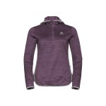 Accueil winter odlo steam 1 / 2 zip violet