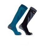 Accueil winter salomon socks s / access 2 - pack fjord blue / black