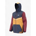 Accueil winter veste de ski picture panel camel dark blue