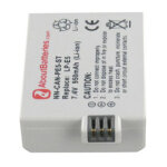 Batterie pour canon eos 450d