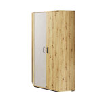 Armoire d'angle qubic pour chambre - chne - petitechambre. fr