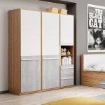 Armoire triple plano couleur chne - petitechambre. fr
