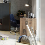 Bureau design ado fargo industriel - graphite - petitechambre. fr
