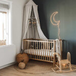 Lit bb 120x60 stardust vintage - noyer - petitechambre. fr