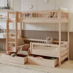 Lit coline superposé 2 couchages pour chambre enfant - pin - 80 cm x 180 cm - petitechambre. fr Lit coline superposé 2 couchages pour chambre enfant - pin - 80 cm x 180 cm - petitechambre. fr