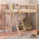 Lit mezzanine evi - pin - 80 cm x 180 cm - petitechambre. fr