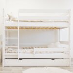 Lit superpos� gaga 2 couchages pour chambre enfant - blanc - 80 cm x 160 cm - petitechambre. fr