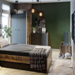 Meuble tv fargo style industriel - graphite - petitechambre. fr