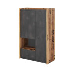 Petite armoire style industriel fargo - graphite - petitechambre. fr