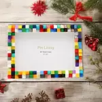Cadre photo blocs de puzzle populaire facile  assembler durable pour la maternelle bricolage