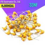 Condensateur monoculaire multicouche 33nf 100 uf 0. 033 10% mm 5. 08 50v mlcc 333 pi�ces nouveau