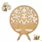 Livre d'or de mariage en bois rustique avec coeurs en bois bote de rangement avec cadre d'arbre