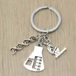 Microscope molculaire de chimie d'adn exprience de biologie porte - cls cadeau pour les