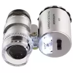 Mini loupe de bijoutier 60x microscope dtecteur de monnaie uv avec lumire led outil de bijouterie