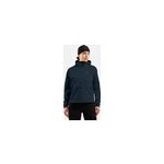 Odlo anorak de ski de fond coupe - vent zeroweight pro warm pour femme, m, bleu marine