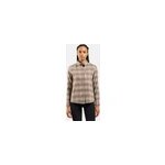 Odlo chemise à manches longues à carreauen flanelle essentials pour femme, xl, beige Odlo chemise à manches longues à carreauen flanelle essentials pour femme, xl, beige