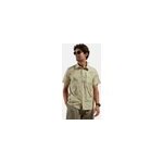 Odlo chemise de randonnée à manches courtes imprimée essentials pour homme, l, beige Odlo chemise de randonnée à manches courtes imprimée essentials pour homme, l, beige