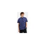 Odlo chemise de randonnée à manches courtes imprimée essentials pour homme, m, blue Odlo chemise de randonnée à manches courtes imprimée essentials pour homme, m, blue