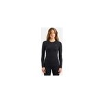 Odlo ensemble de sous - vtements techniques natural 100% merino warm pour enfant pour femme, l, noir ...