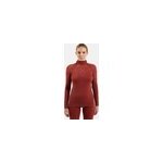 Odlo haut technique avec protection faciale kinship performance wool warm pour femme, xs, rouge