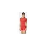 Odlo sous - v�tement technique performance light manches courtes pour femme, xl, rouge