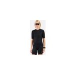 Odlo maillot de cyclisme  zip intgral essentials pour femme, xl, noir