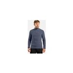 Odlo pull en polaire demi - zip rigi pour homme, xxl, gris