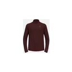 Odlo pull en polaire demi - zip rigi pour homme, xxl, bordeaux