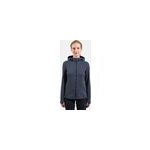 Odlo pull  capuche ascent performance wool x - warm pour femme, xs, blue