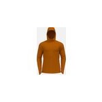 Odlo pull  capuche  fermeture zippe ascent performance wool warm pour homme, s, orange