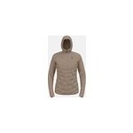 Odlo pull  capuche hybride zipp zeroweight insulator pour femme, m, beige