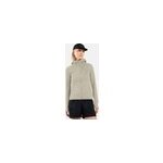 Odlo pull � capuche zipp� ascent pour femme, m, beige