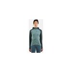 Odlo pull  capuche zipp ascent pour femme, s, green