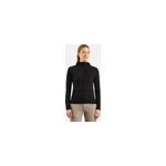 Odlo pull  capuche zipp ascent pour femme, xs, noir