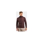 Odlo pull  capuche zipp ascent pour homme, xxl, bordeaux