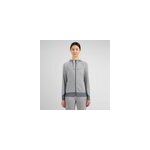 Odlo pull � capuche zipp� move pour femme, xs, gris