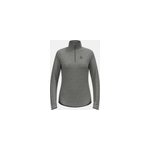 Odlo pull  col  zip berra pour femme, s, gris